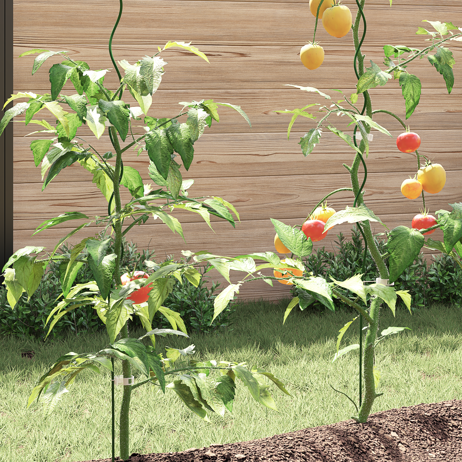 Suporturi Spiralate pentru Plante 50 buc 110 cm Oțel GartenMobel Dekor