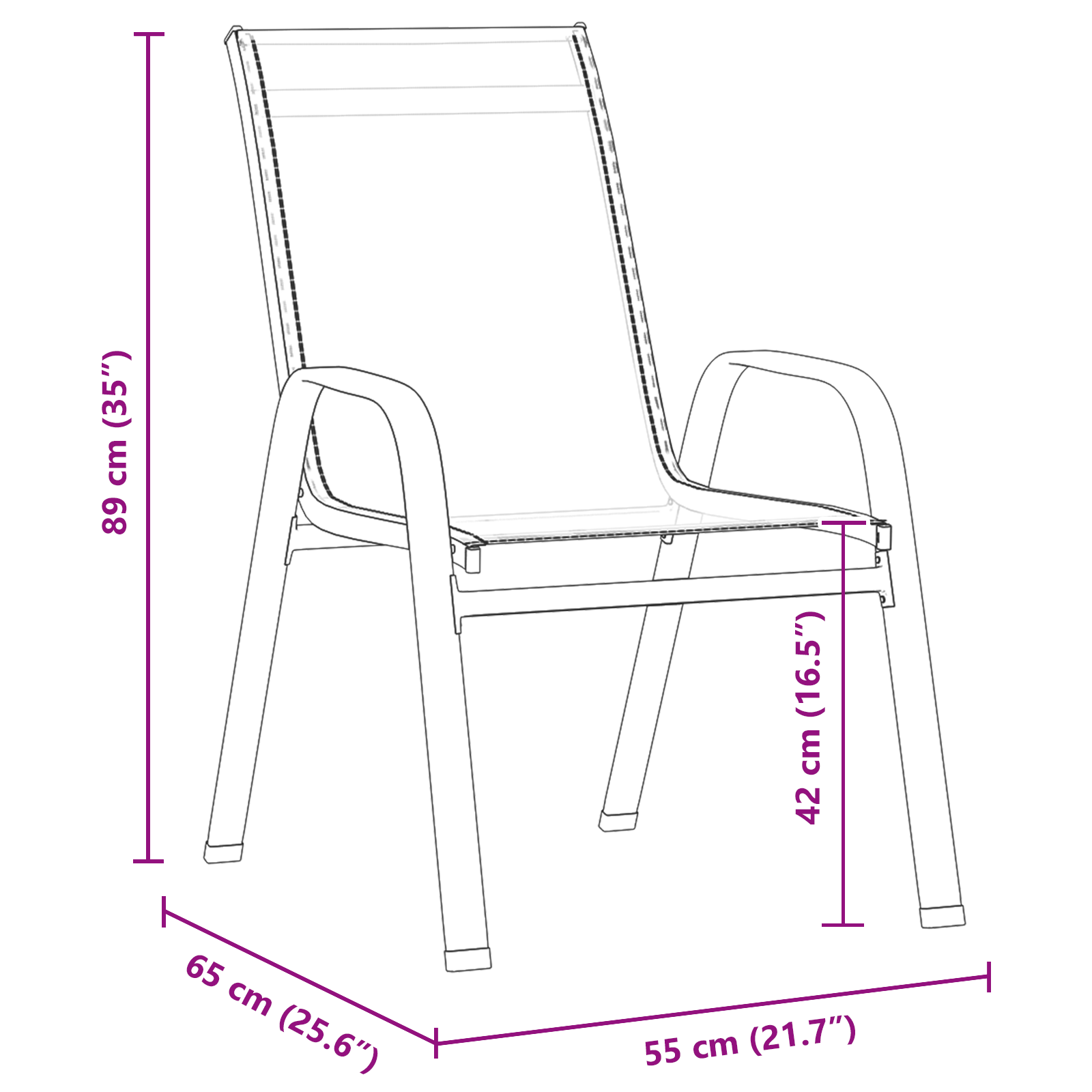 Set masă grădină  5 piese Negru Textilene + Oțel, Masă grădină  Neagră 140x80x73 cm Sticlă securizată GartenMobel Dekor