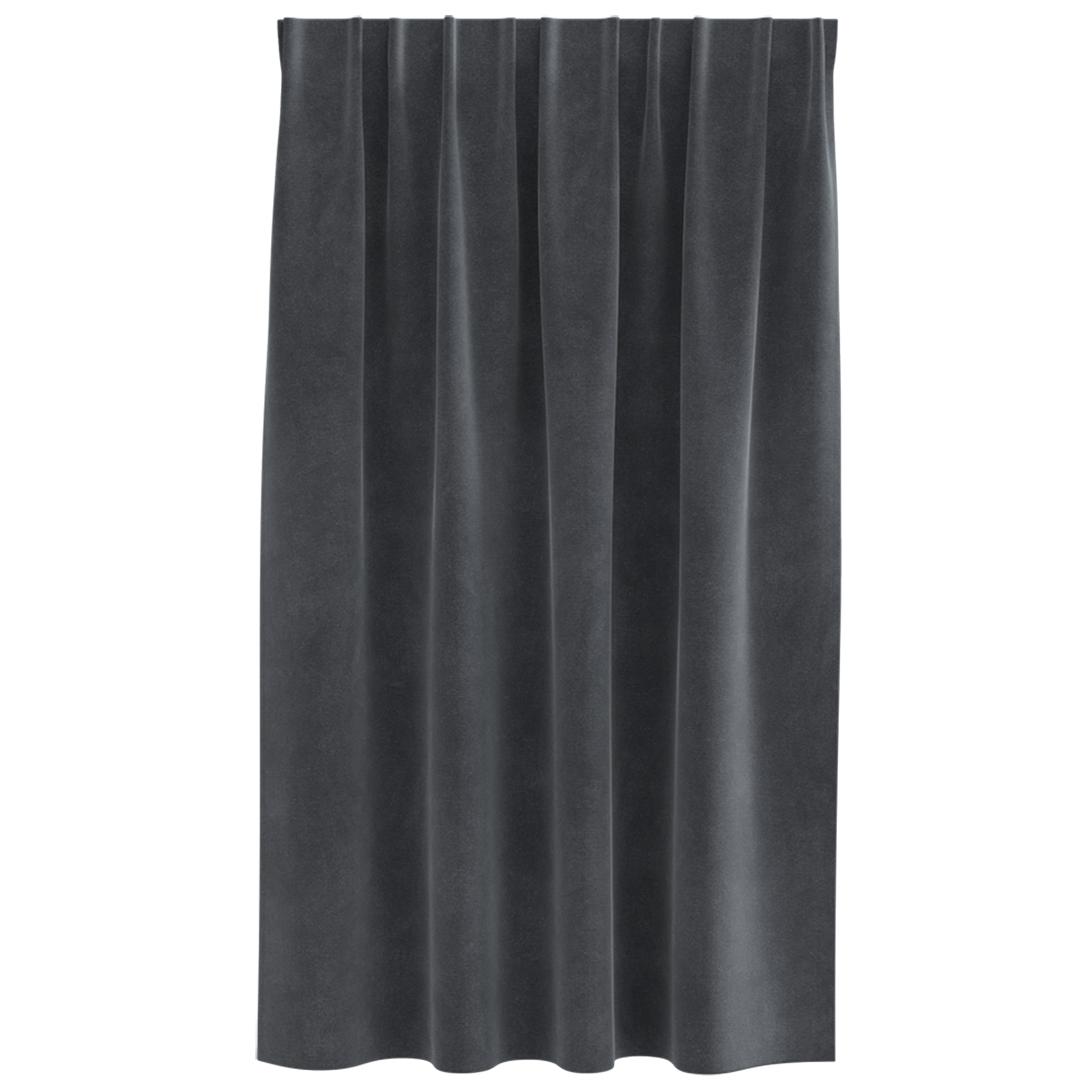 Draperii Blackout  cu bandă superioară 2 pcs Gri deschis Catifea GartenMobel Dekor