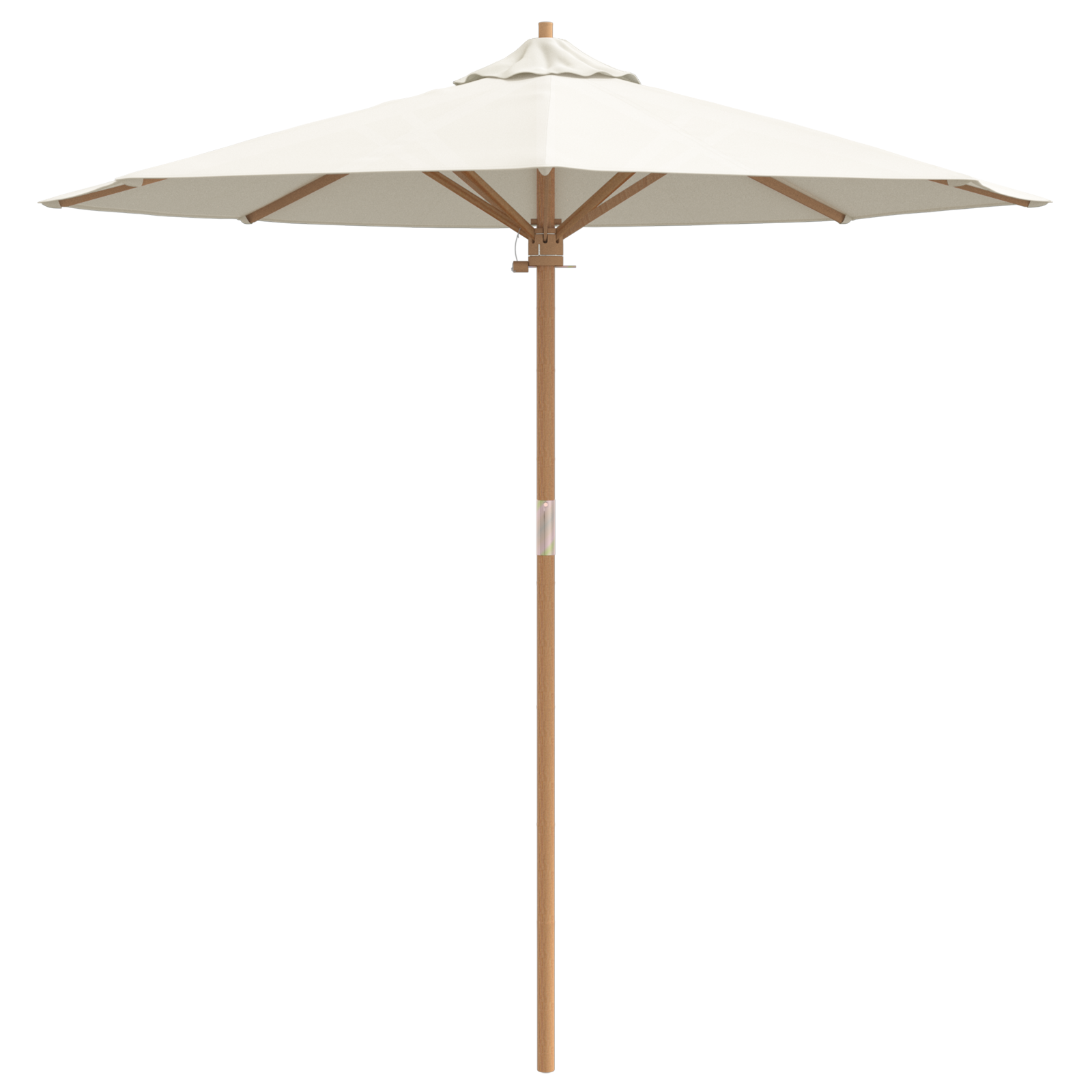 Parasol Grădină Crem 217x230 cm Bambus GartenMobel Dekor