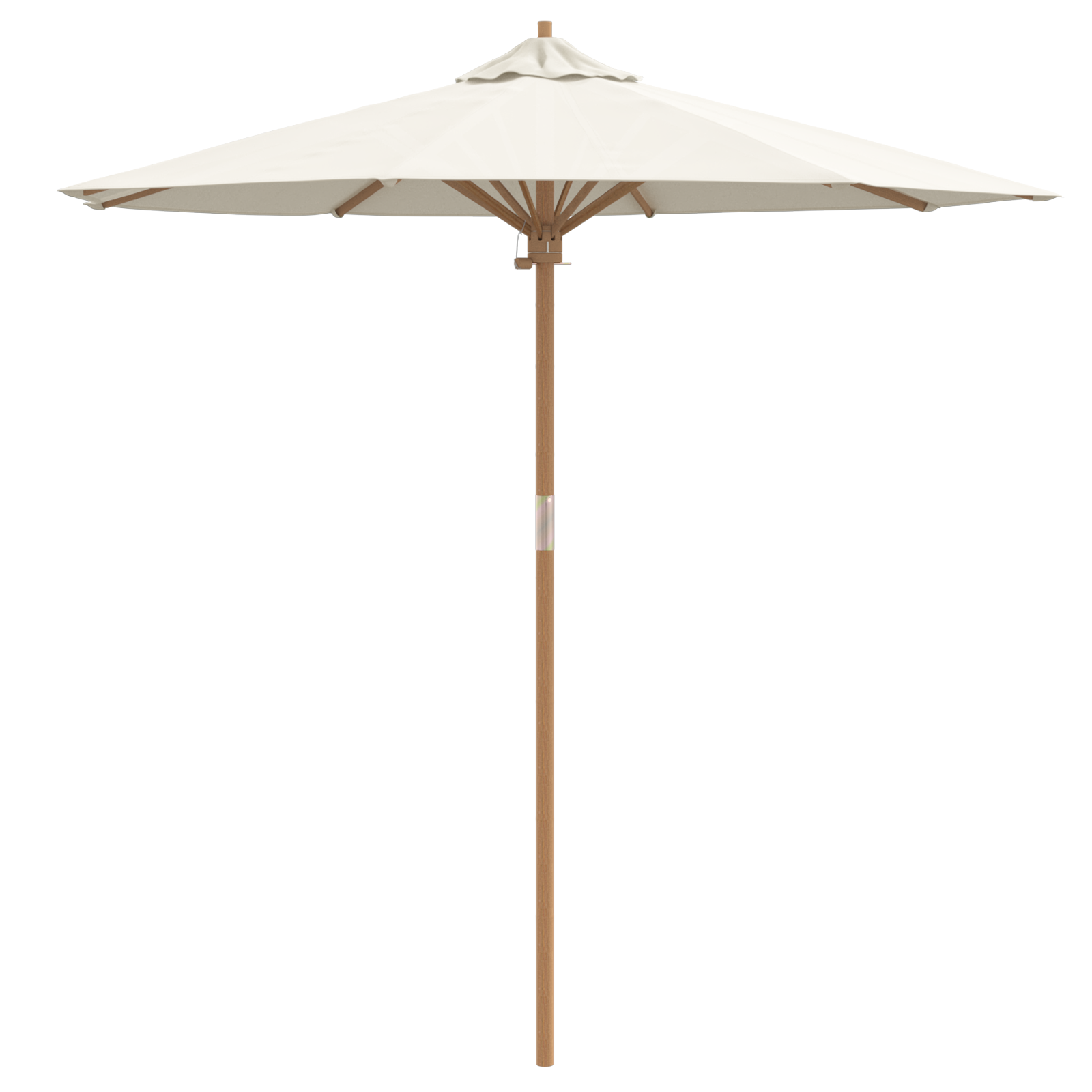 Parasol Grădină Crem 217x230 cm Bambus GartenMobel Dekor