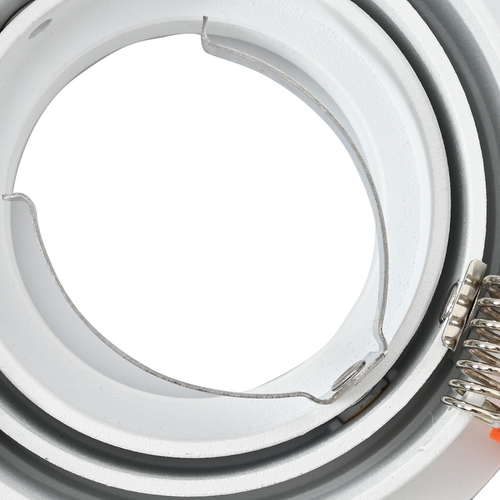 Spoturi încorporate 6 buc Rotund GU10 Alb Ø91 mm GartenMobel Dekor