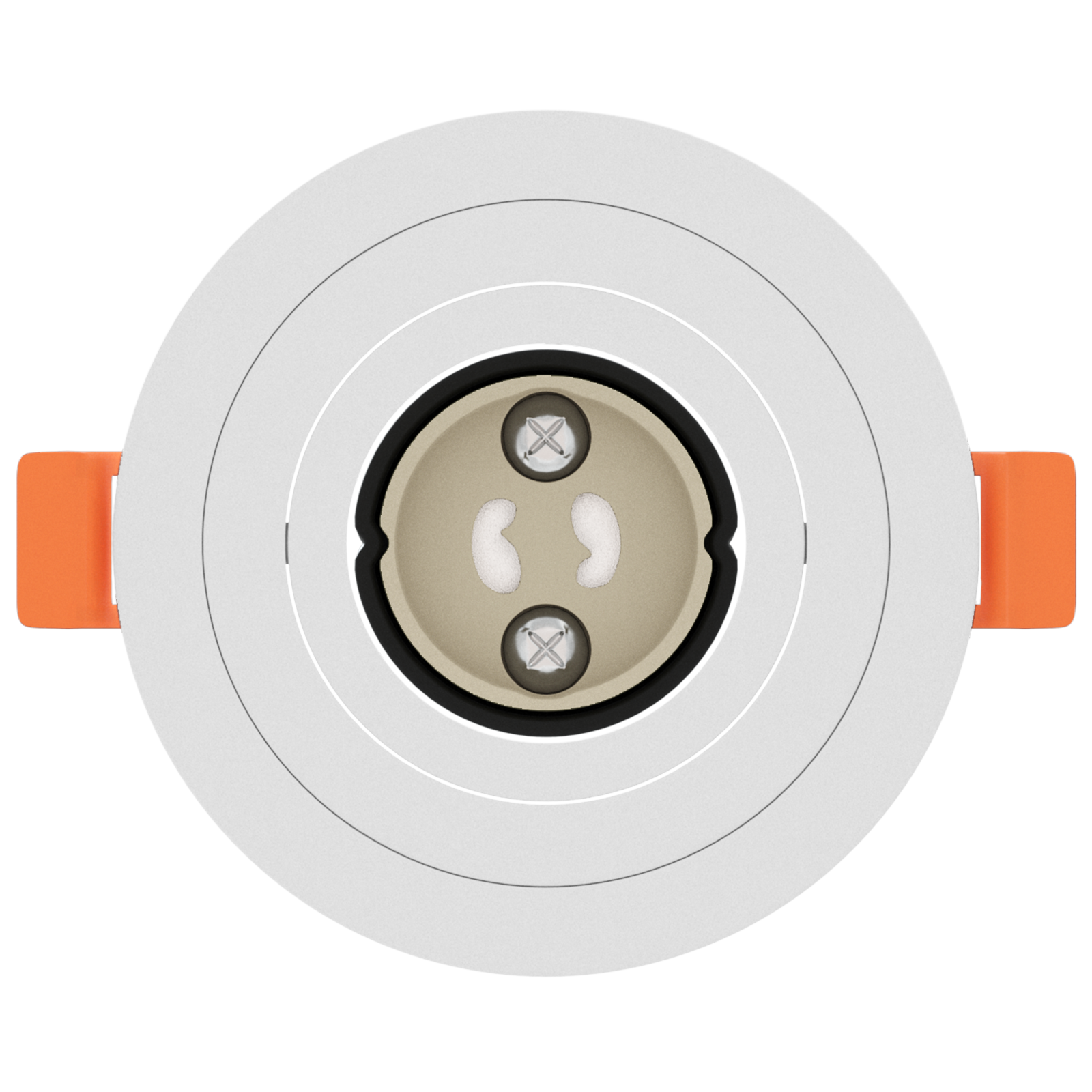 Spoturi încorporate 6 buc Rotund GU10 Alb Ø91 mm GartenMobel Dekor
