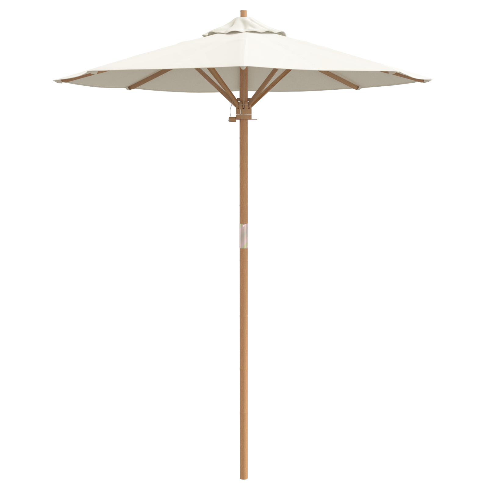 Umbrelă de grădină crem alb 180x230 cm Bambus GartenMobel Dekor