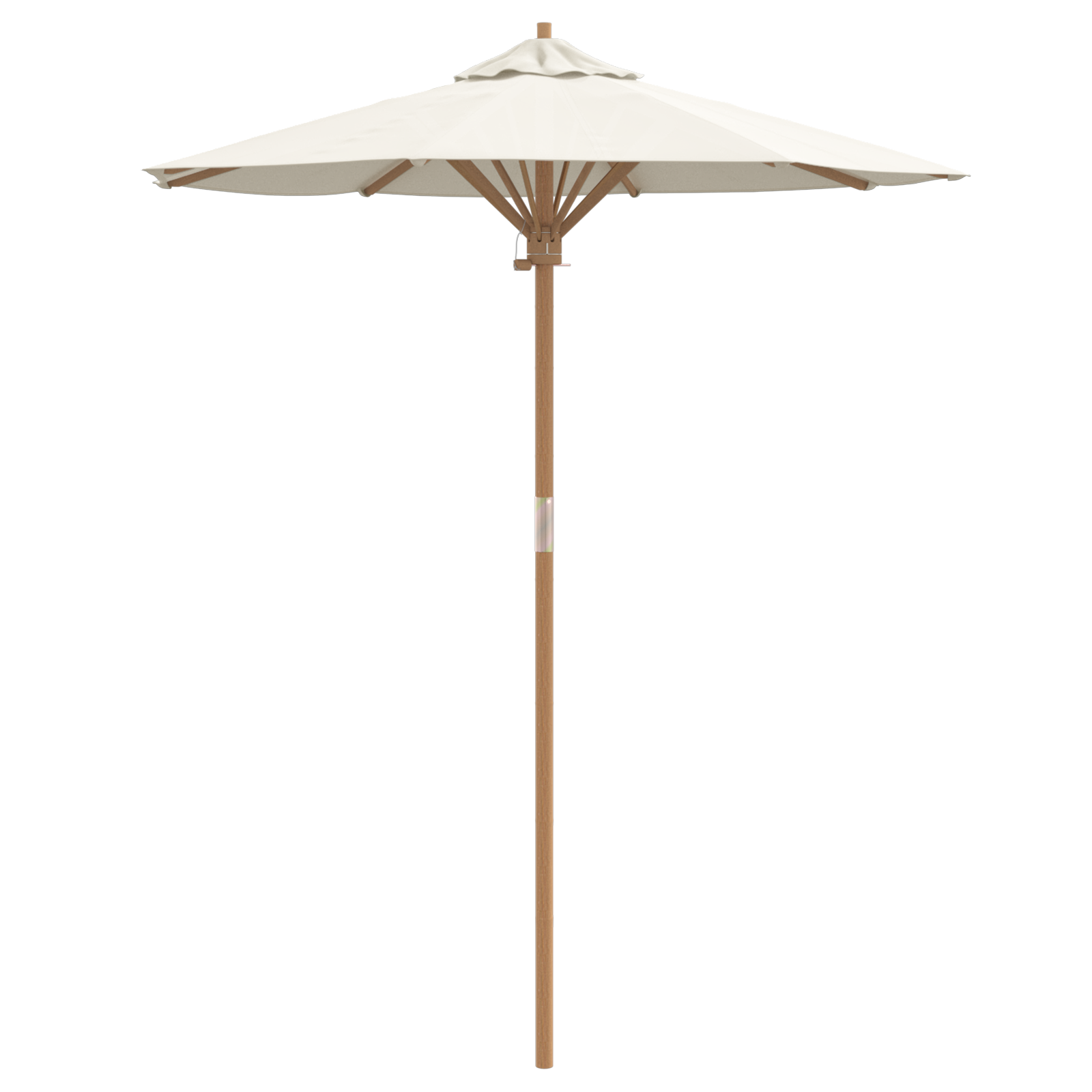 Umbrelă de grădină crem alb 180x230 cm Bambus GartenMobel Dekor