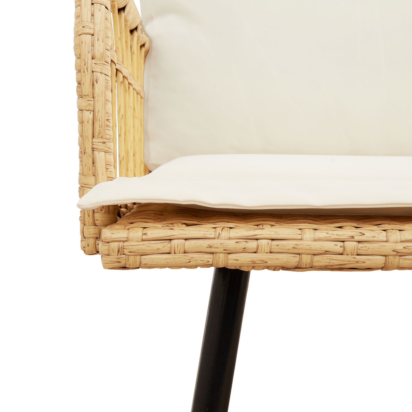 Bancă de grădină  Natural 114x64x78 cm din poliratan GartenMobel Dekor