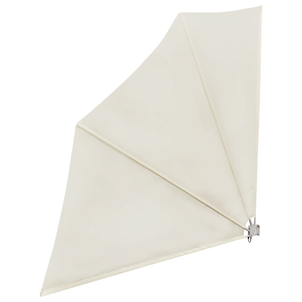 Copertină laterală pliabilă de balcon, crem, 140x140 cm GartenMobel Dekor