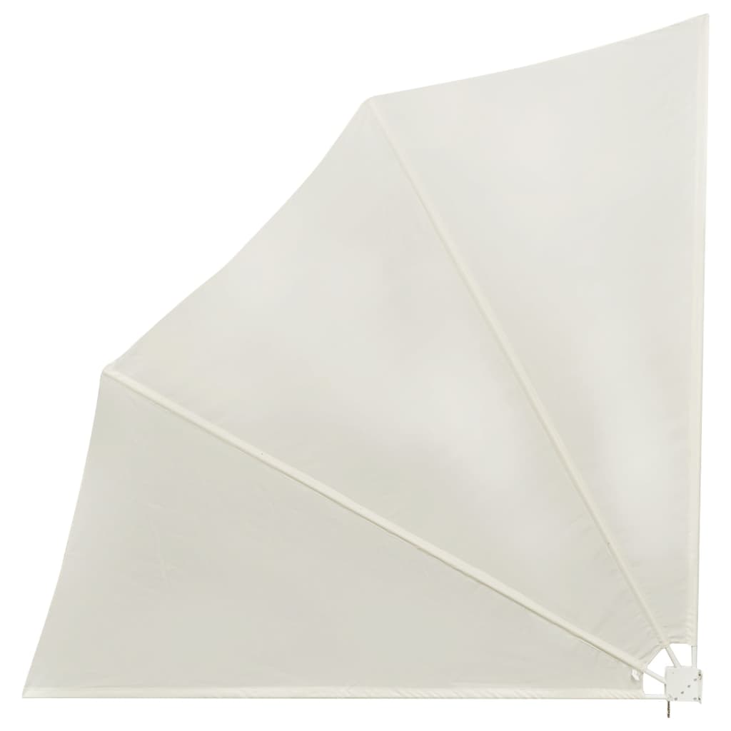 Copertină laterală pliabilă de balcon, crem, 140x140 cm GartenMobel Dekor