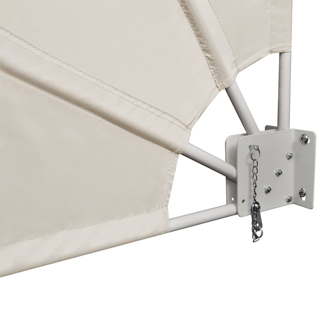 Copertină laterală pliabilă de balcon, crem, 160x240 cm GartenMobel Dekor