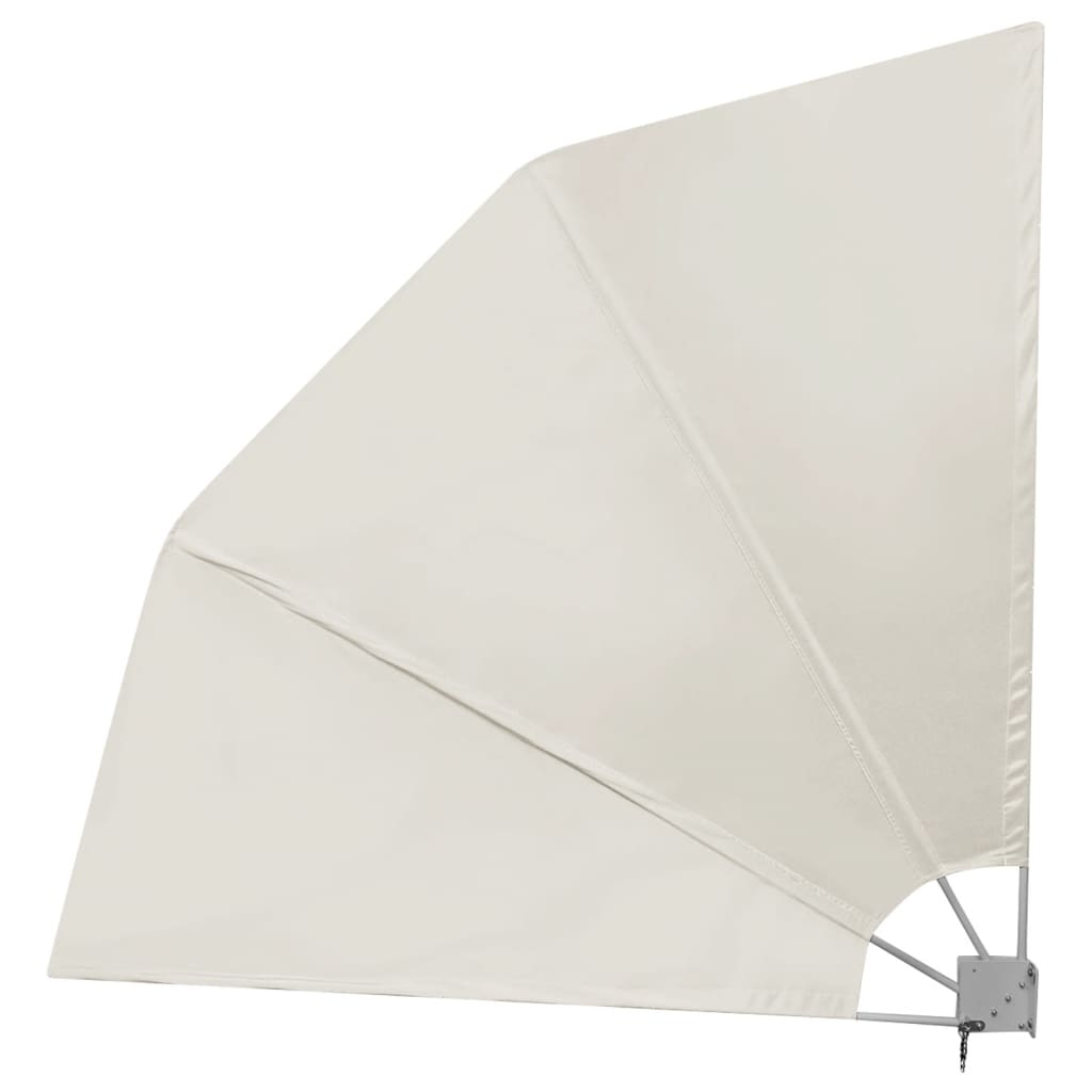 Copertină laterală pliabilă de balcon, crem, 210x210 cm GartenMobel Dekor
