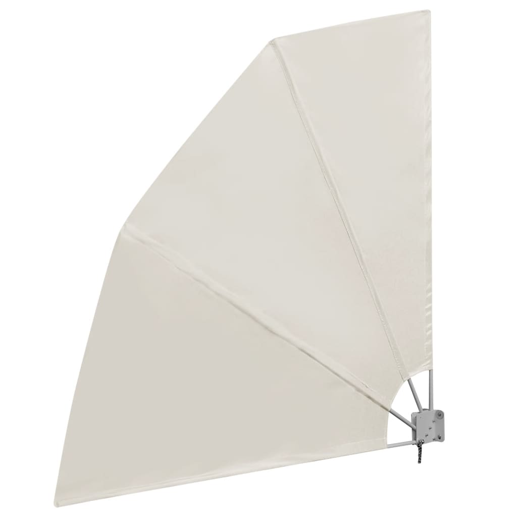 Copertină laterală pliabilă de balcon, crem, 210x210 cm GartenMobel Dekor