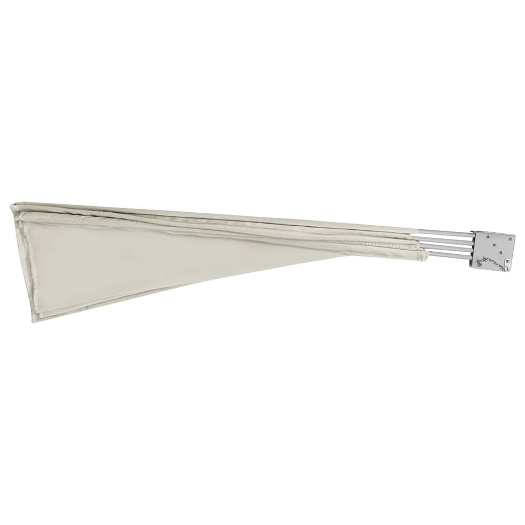 Copertină laterală pliabilă de balcon, crem, 210x210 cm GartenMobel Dekor