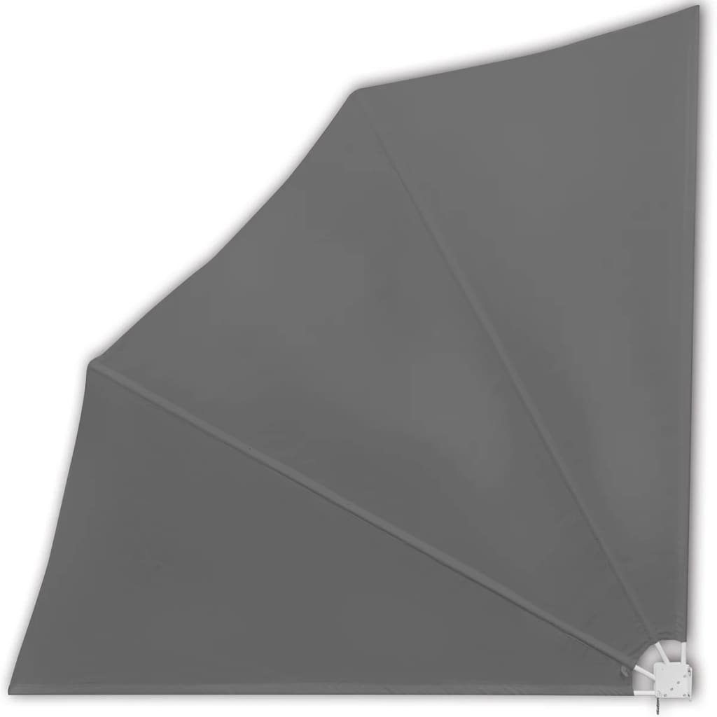 Copertină laterală pliabilă de balcon, gri, 140x140 cm GartenMobel Dekor
