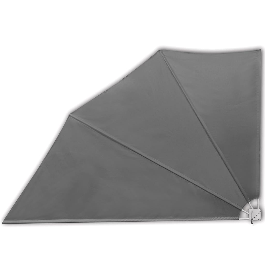 Copertină laterală pliabilă de balcon, gri, 160x240 cm GartenMobel Dekor