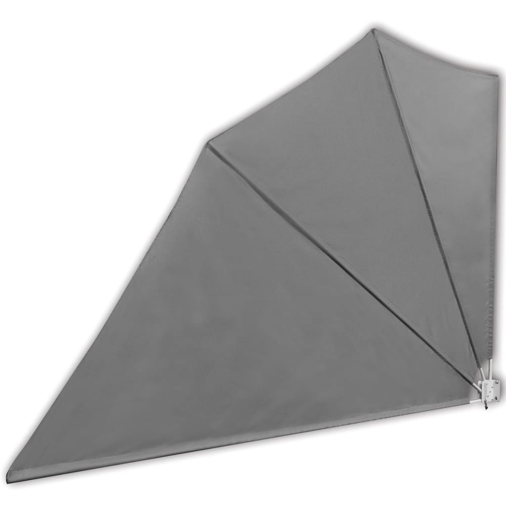 Copertină laterală pliabilă de balcon, gri, 160x240 cm GartenMobel Dekor