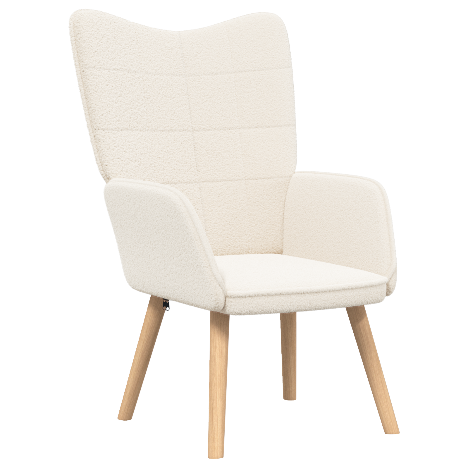 fotoliu relaxant  crem din material asemănător lânii GartenMobel Dekor