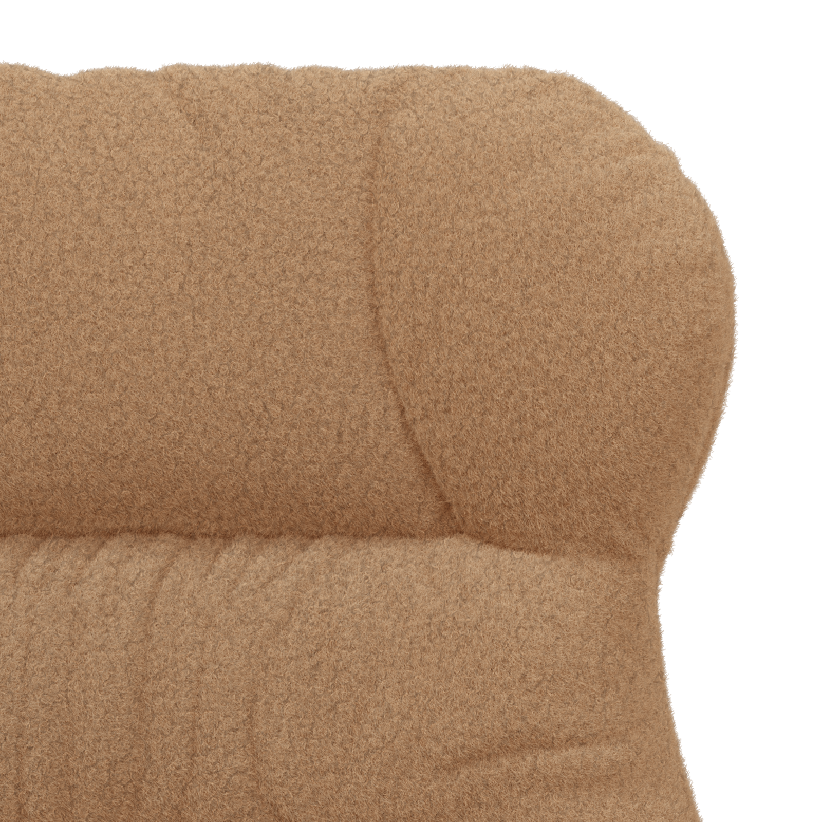 Fotoliu relaxant  Beige din material textil asemănător lânii GartenMobel Dekor