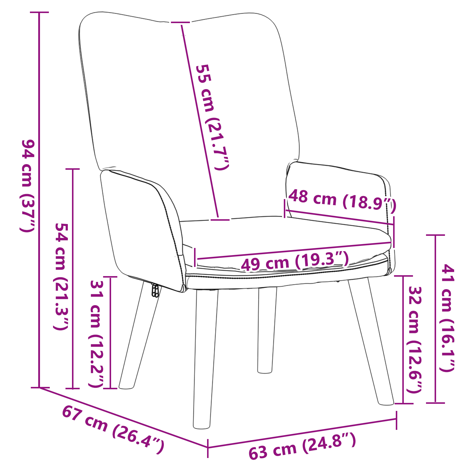 Scaun relaxant  Gri deschis din țesătură de corduroy GartenMobel Dekor