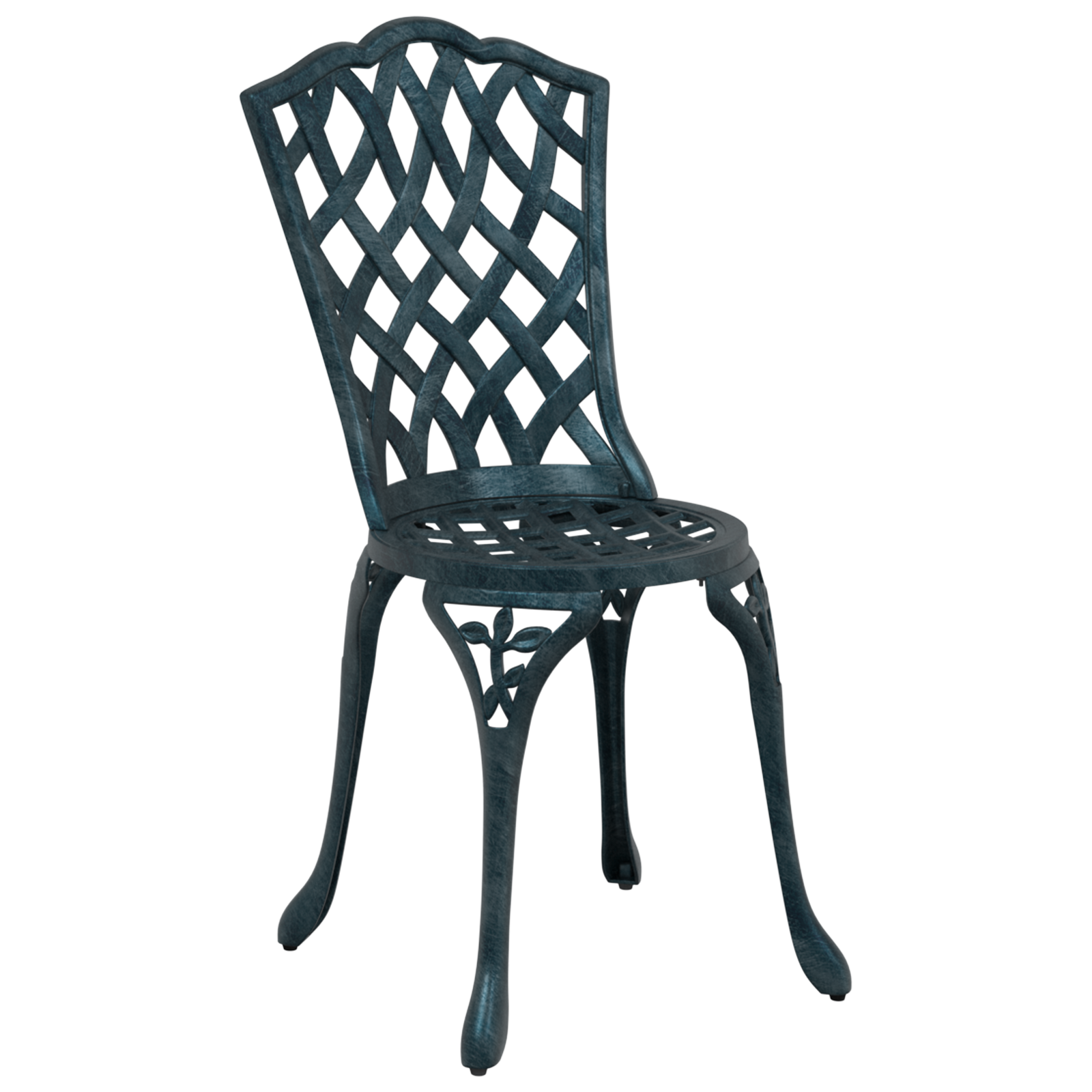 Scaune de grădină  2 buc Verde din aluminiu turnat GartenMobel Dekor