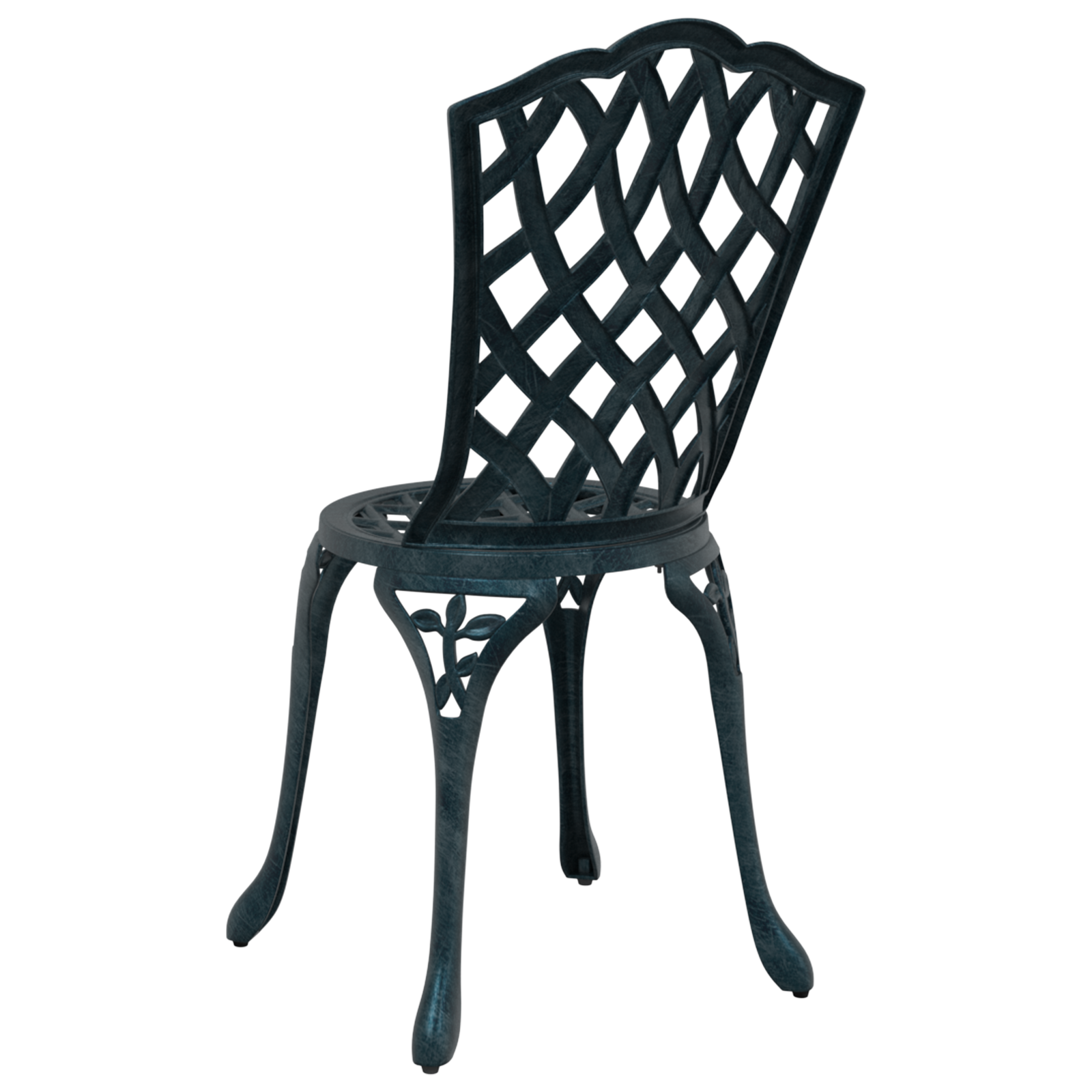 Scaune de grădină  2 buc Verde din aluminiu turnat GartenMobel Dekor