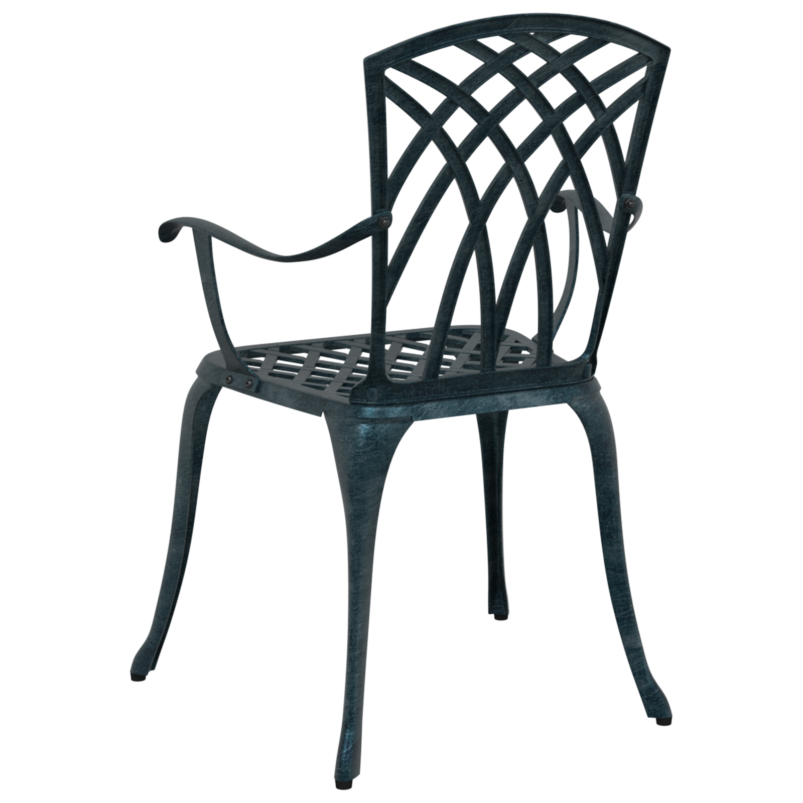 Set de 2 scaune de grădină , verzi, din fontă GartenMobel Dekor