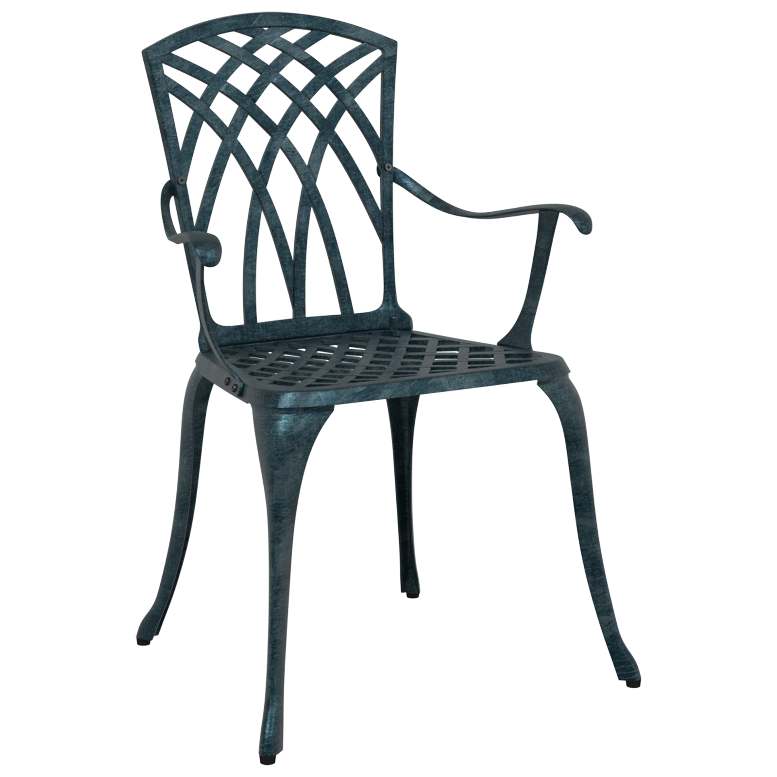 Set de 2 scaune de grădină , verzi, din fontă GartenMobel Dekor