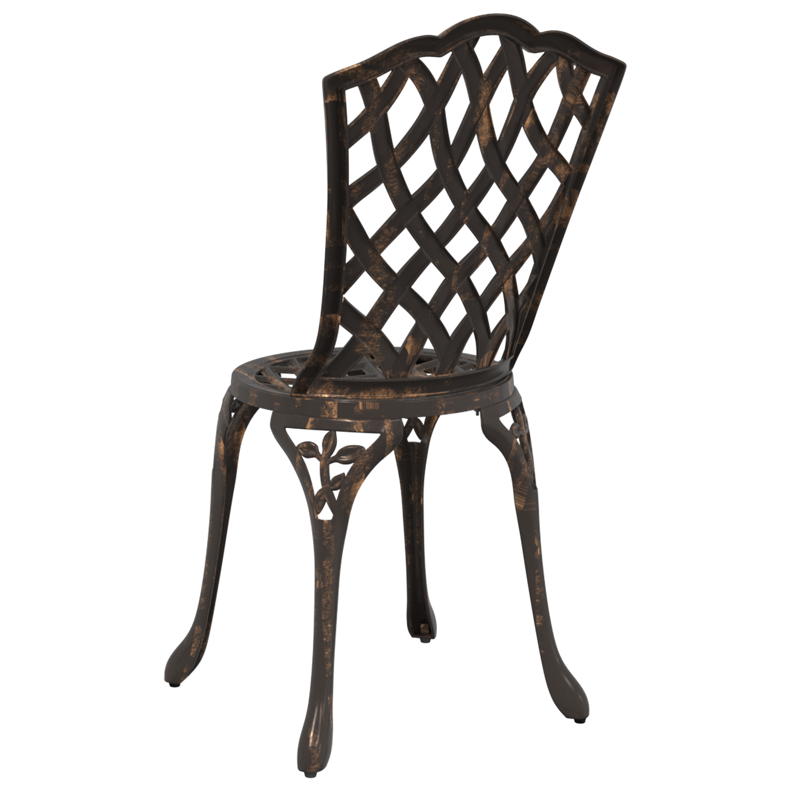 Set de 2 scaune de grădină  din aluminiu bronzat GartenMobel Dekor