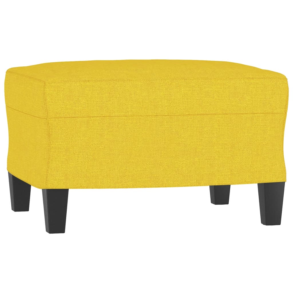 Set de canapele cu perne, 4 piese, galben deschis, textil GartenMobel Dekor