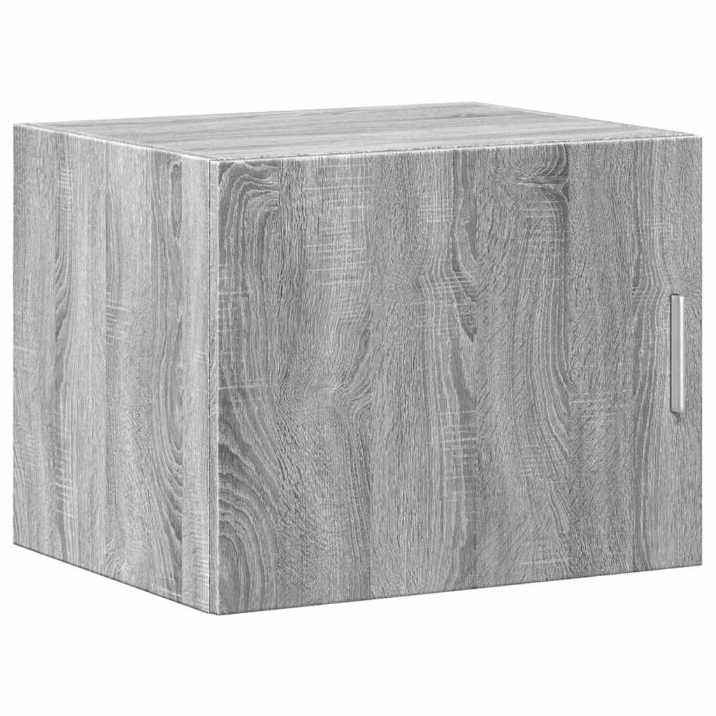 Dulap depozitare slim sonoma gri 50x42,5x225 cm lemn prelucrat GartenMobel Dekor