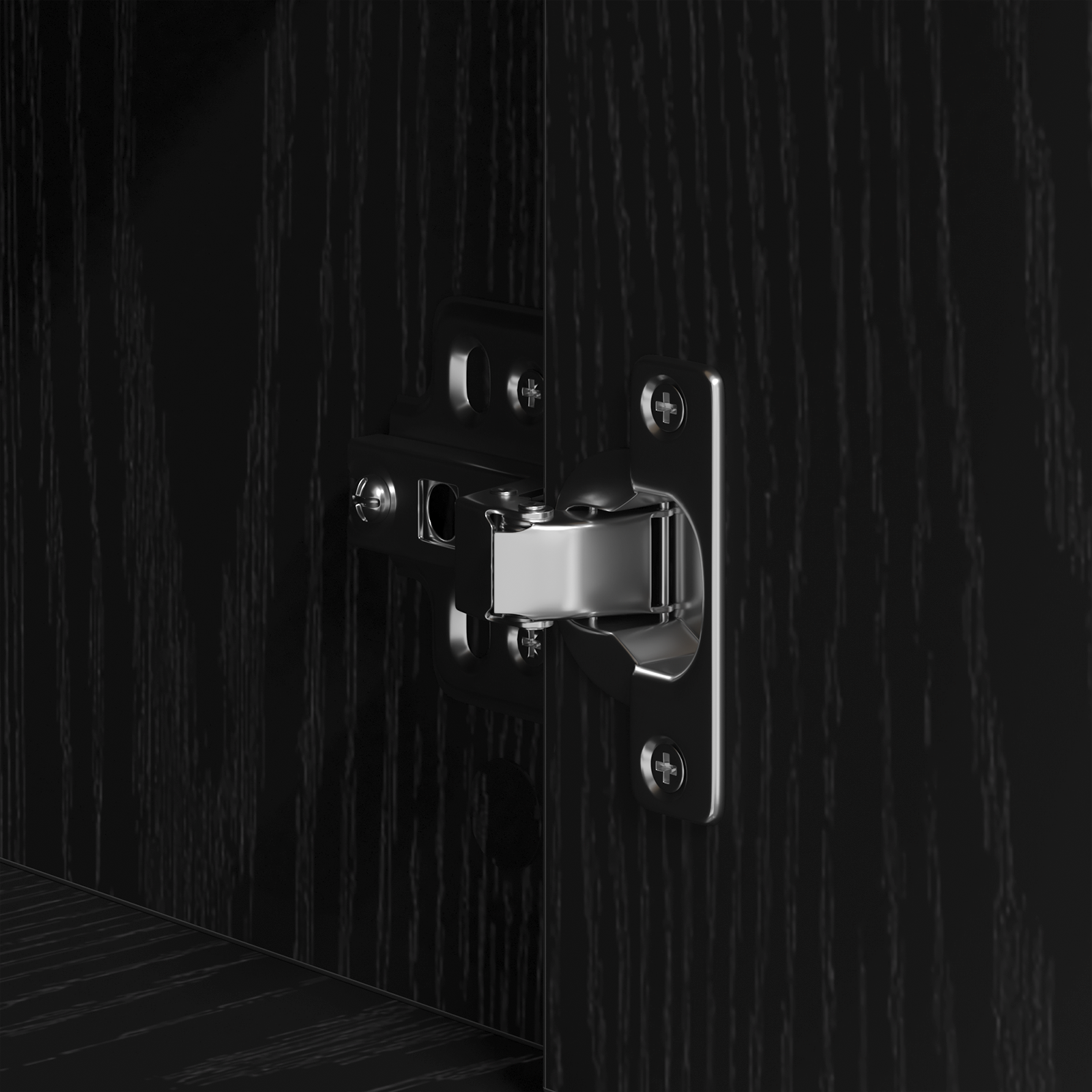 Highboard Stejar Negru Lemn Inginerie GartenMobel Dekor