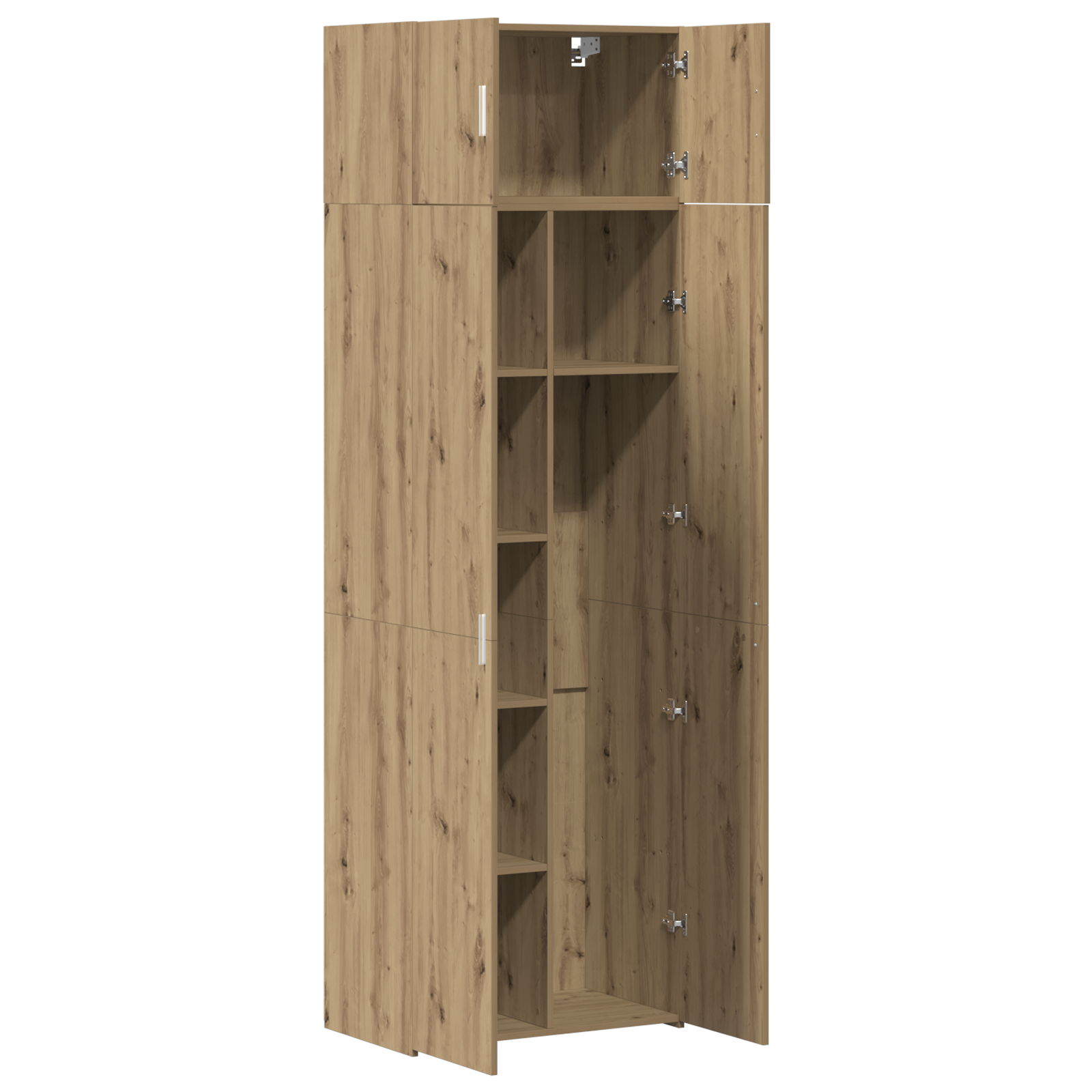 Dulap de depozitare  Stejar Artizan 70x42.5x225 cm Lemn prelucrat, Dulap pe perete  Stejar Artizan 70x42.5x40 cm Lemn prelucrat GartenMobel Dekor