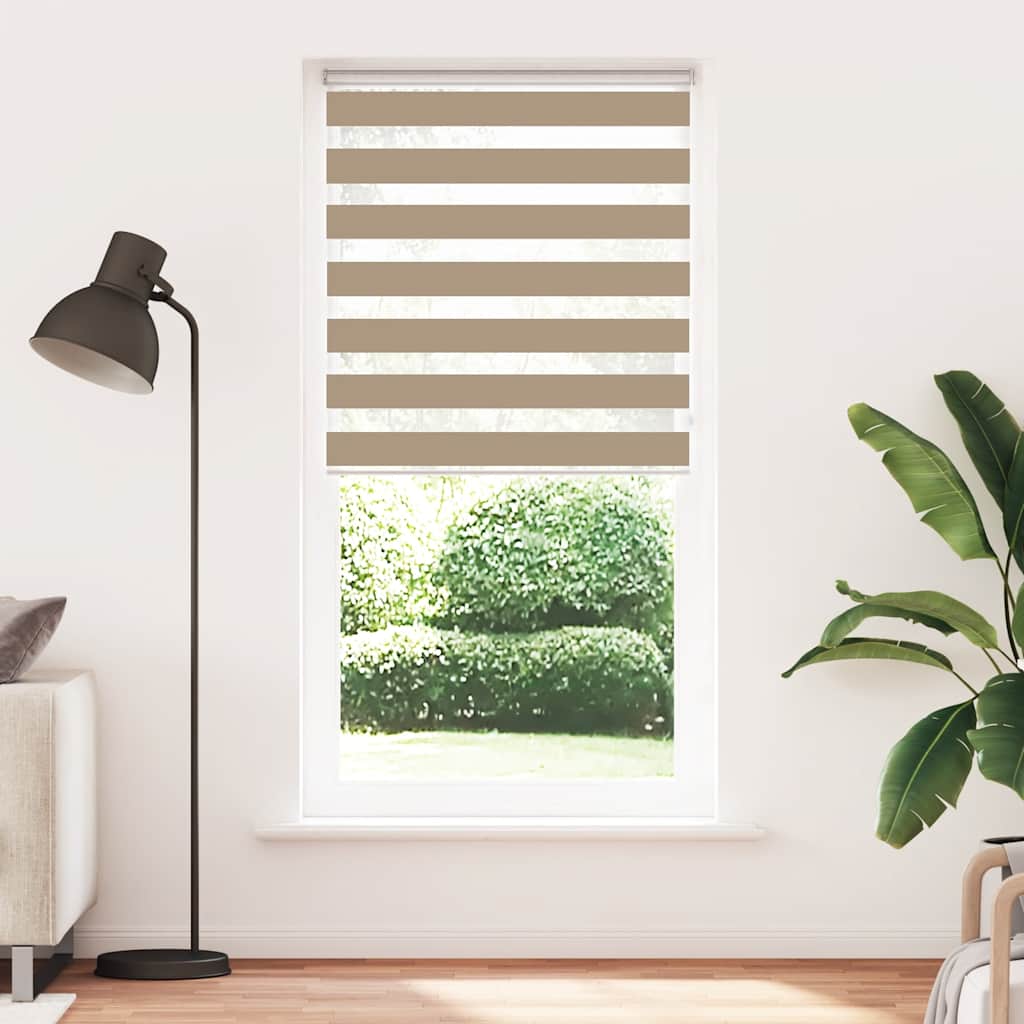 Jaluzea tip zebra 110x230 cm lățime țesătură 105,9 cm poliester GartenMobel Dekor