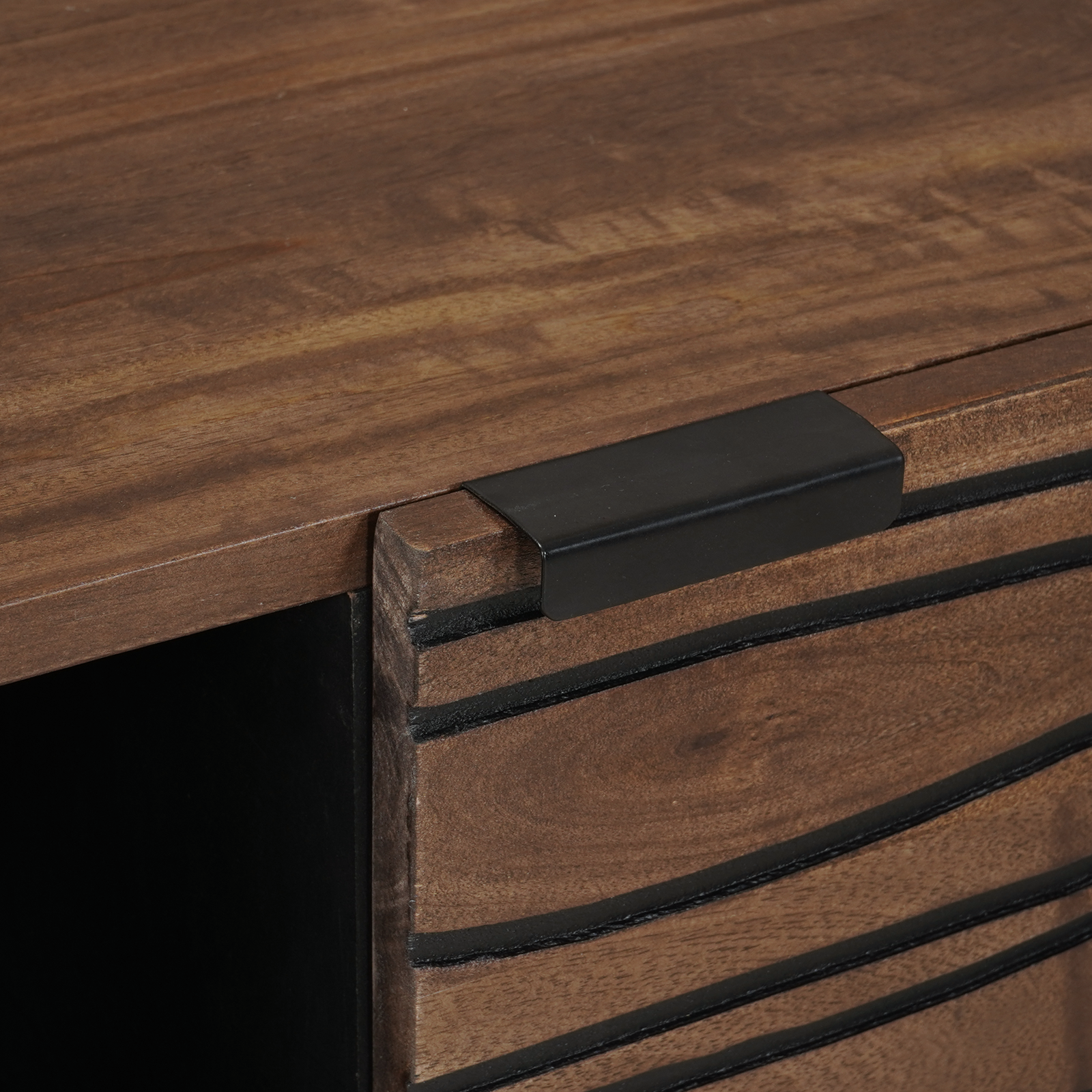 Buffet 80x33.5x75 cm Lemn masiv Mango GartenMobel Dekor