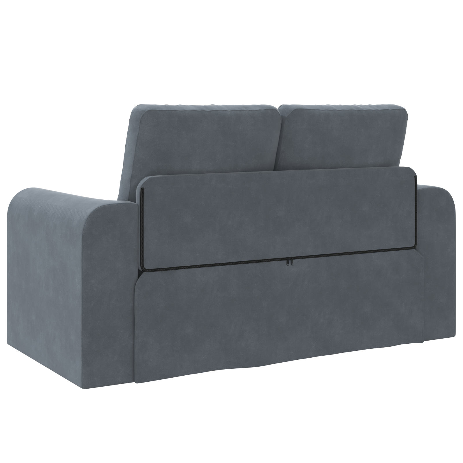 Canapea Pat 2 în 1 Gri Întunecat 148x71x83 cm Velvet GartenMobel Dekor