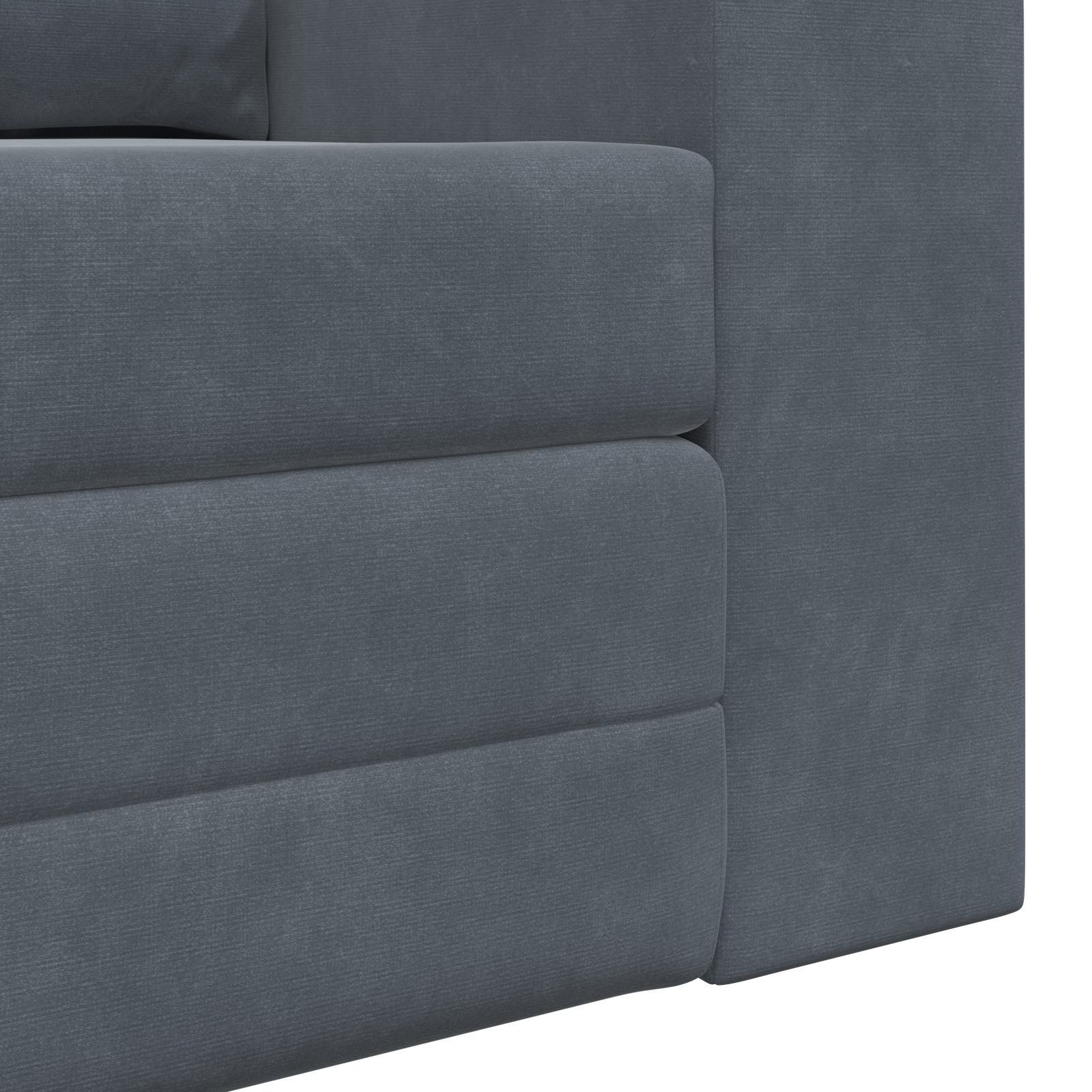 Canapea Pat 2 în 1 Gri Întunecat 148x71x83 cm Velvet GartenMobel Dekor
