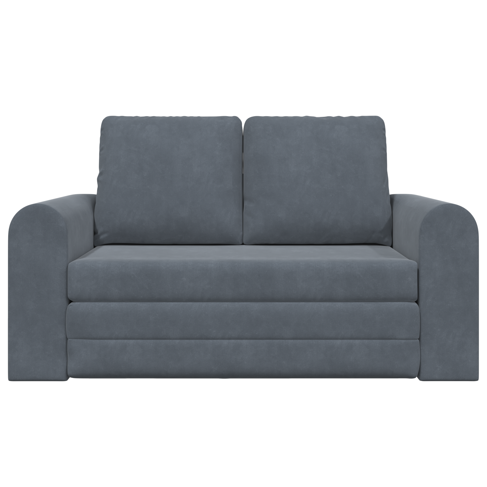 Canapea Pat 2 în 1 Gri Întunecat 148x71x83 cm Velvet GartenMobel Dekor