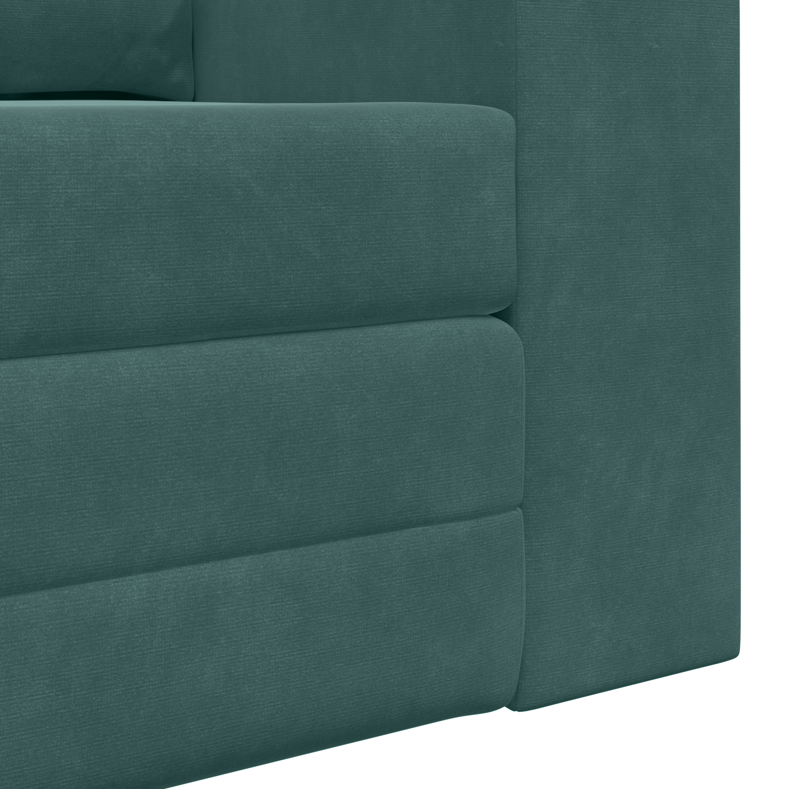 Canapea Pat 2 în 1 Verde Întunecat 148x71x83 cm Catifea GartenMobel Dekor
