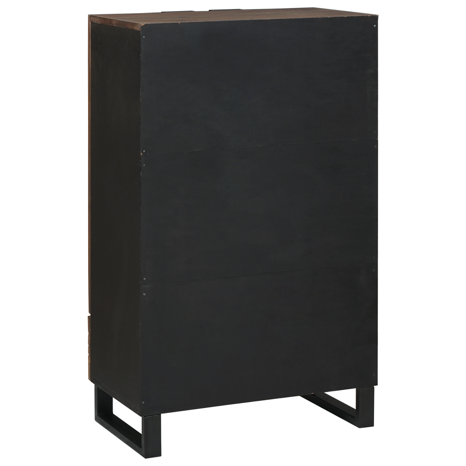 Highboard 60x33.5x100 cm din lemn masiv de nuc GartenMobel Dekor
