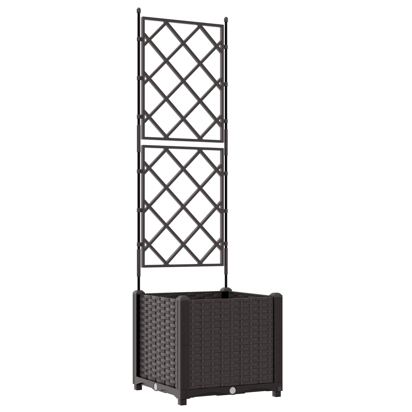 Ghiveci de Grădină cu Trellis Maro 40x40x143 cm GartenMobel Dekor