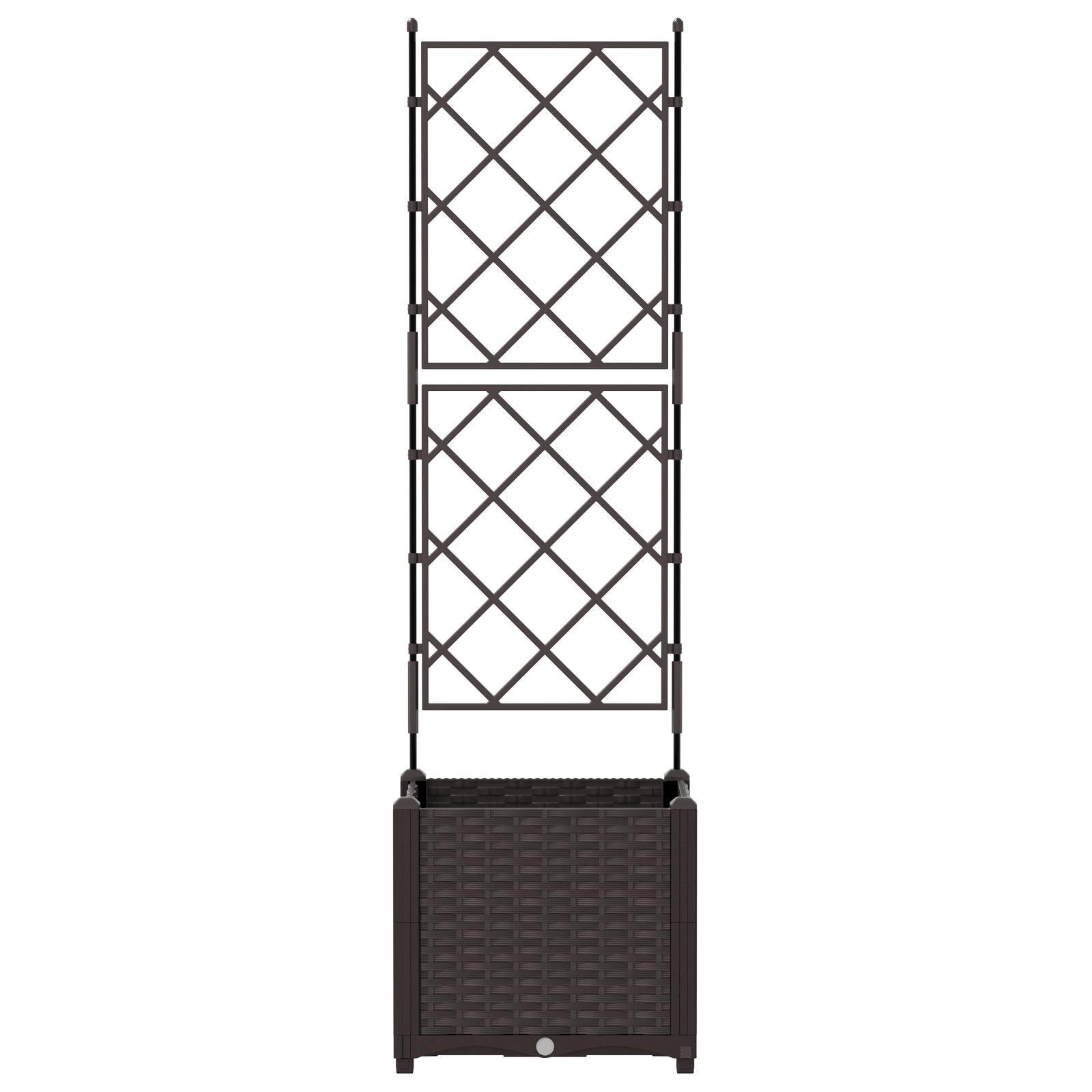 Ghiveci de Grădină cu Trellis Maro 40x40x143 cm GartenMobel Dekor