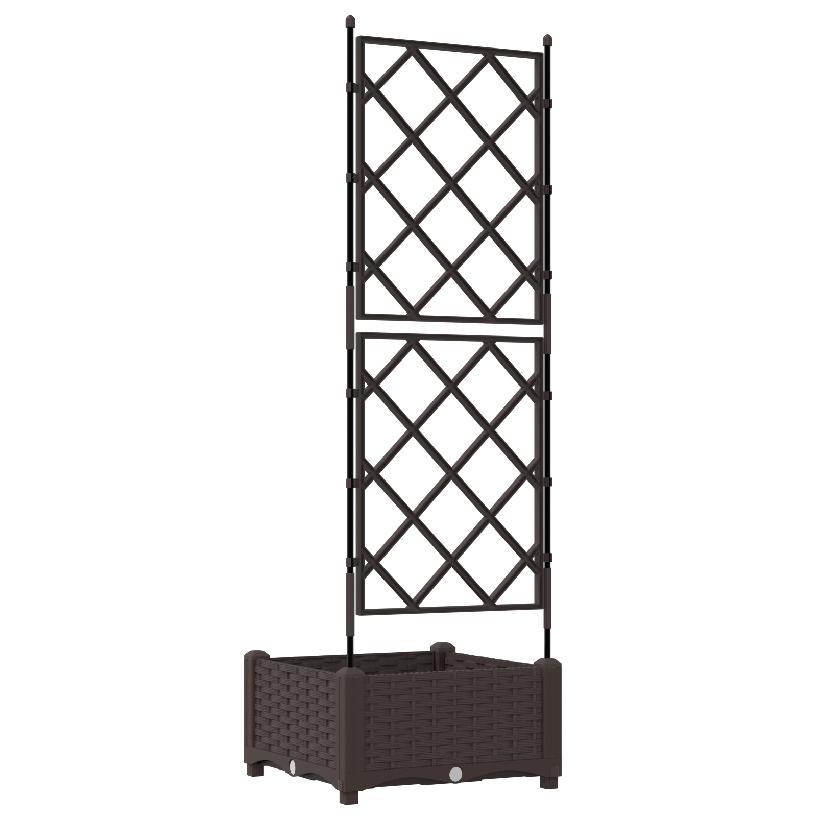 Vază de grădină  cu suport din plasă Maro 40x40x125,5 cm GartenMobel Dekor