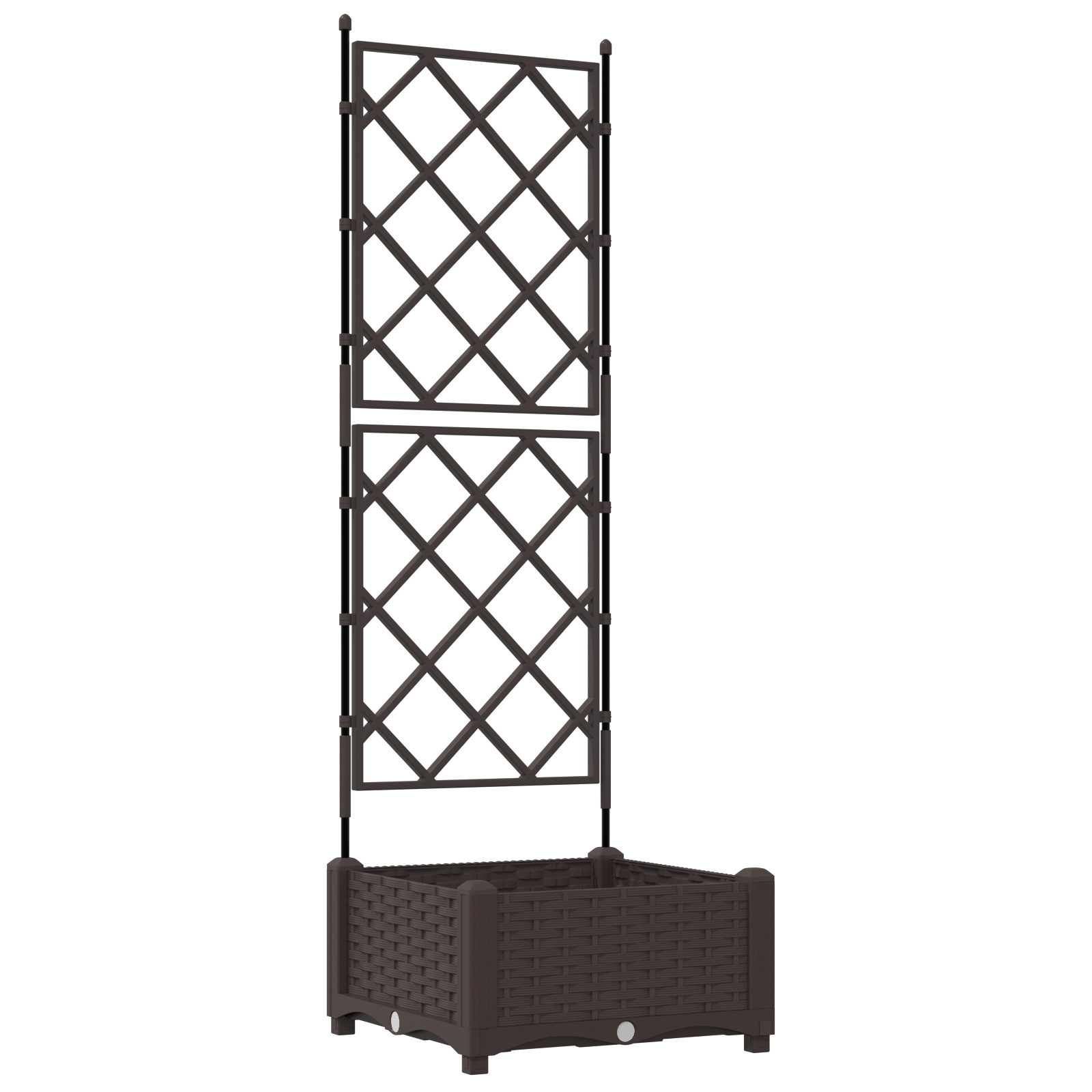 Vază de grădină  cu suport din plasă Maro 40x40x125,5 cm GartenMobel Dekor