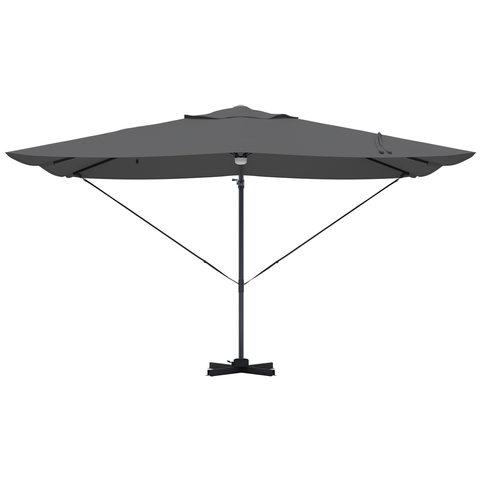 Umbrelă Cantilever - Antracit Antracit Poliester Mare GartenMobel Dekor