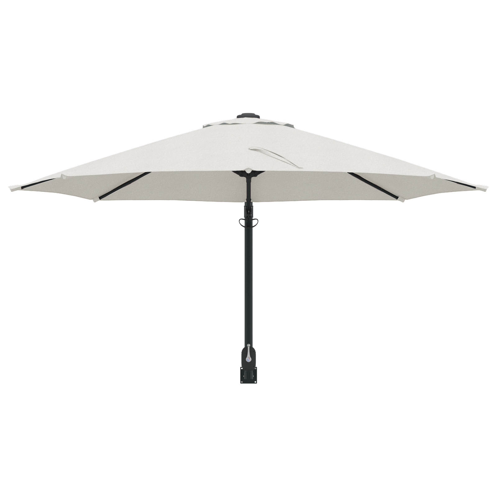 Umbrelă Cantilever Bej Poliester, Aluminiu Mare Pliabilă GartenMobel Dekor