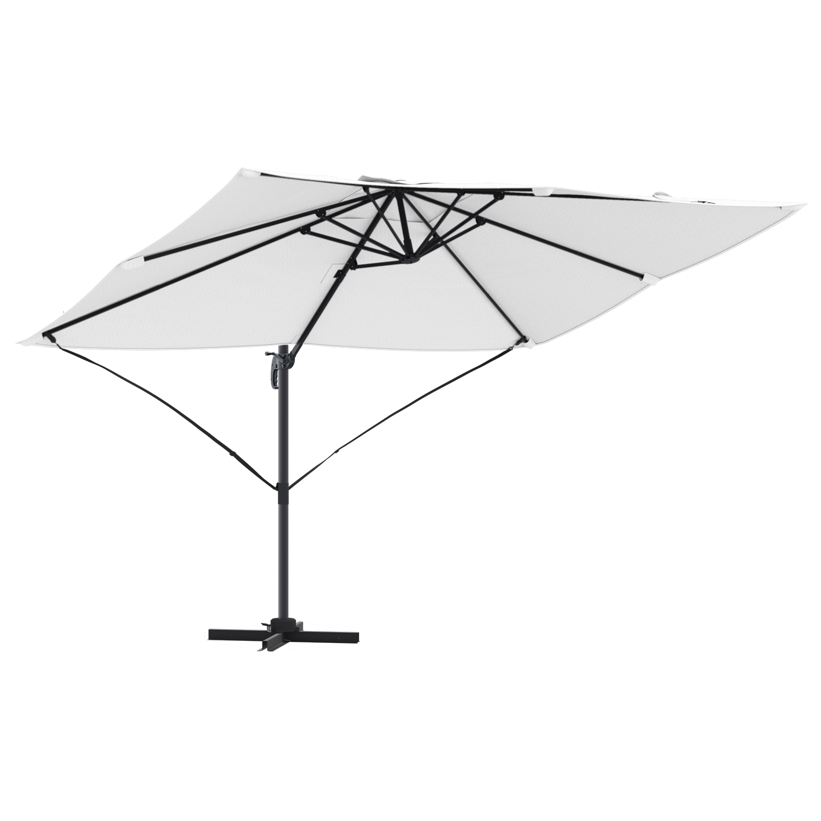 Umbrelă Cantilever Nisip Poliester Mare Înclinabilă GartenMobel Dekor
