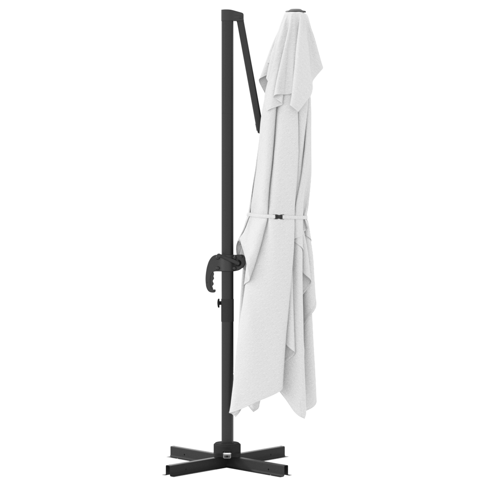 Umbrelă Cantilever Nisip Poliester Mare Înclinabilă GartenMobel Dekor