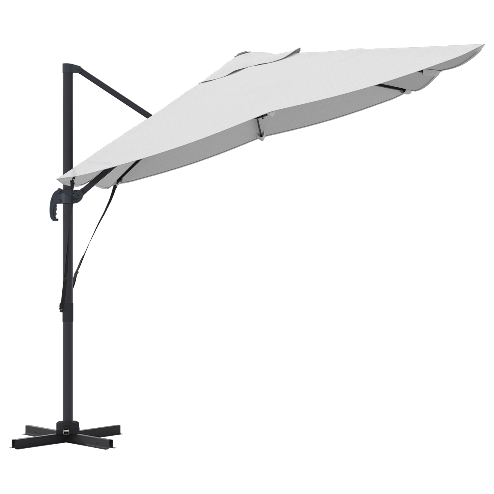 Umbrelă Cantilever Nisip Poliester Mare Înclinabilă GartenMobel Dekor