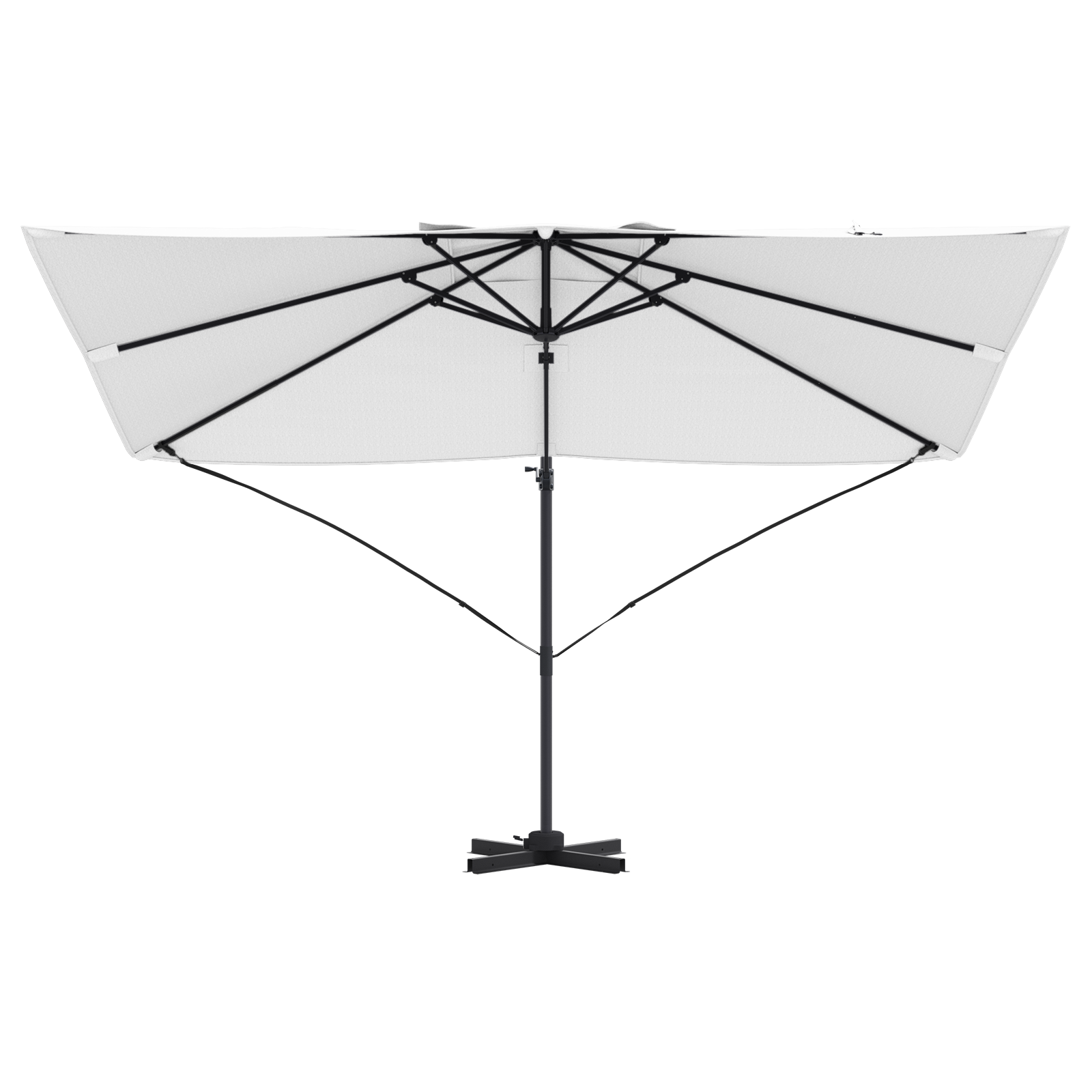 Umbrelă Cantilever Nisip Poliester Mare Înclinabilă GartenMobel Dekor