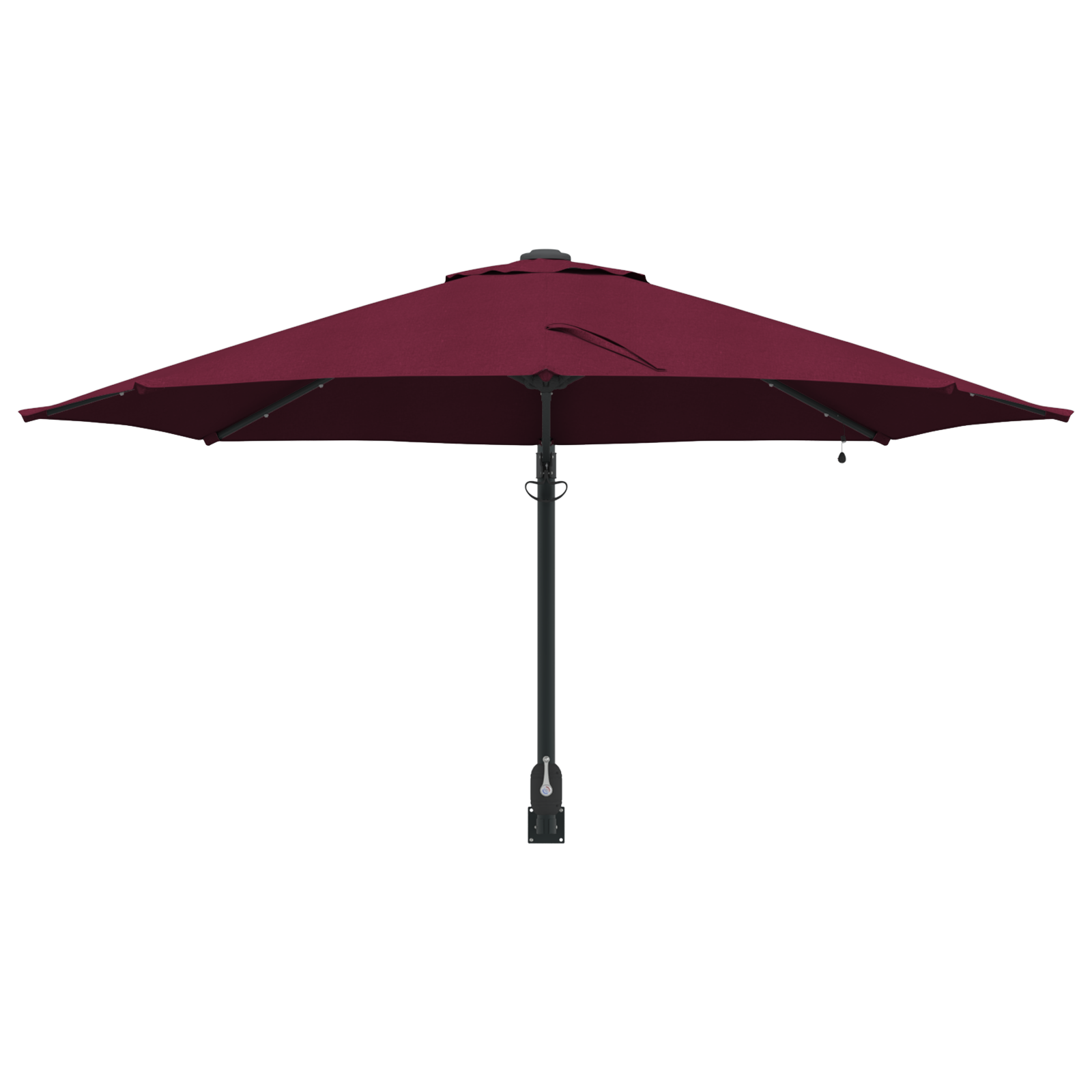 Umbrela de Grădină Montată pe Perete cu LED-uri Bordo 248 cm GartenMobel Dekor
