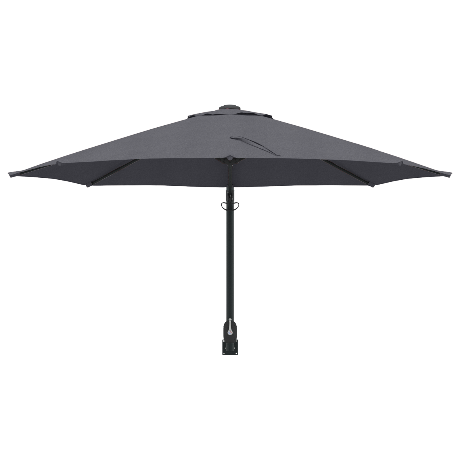 Umbrelă de Terasă Antracit Oțel vopsit electrostatic, Poliester GartenMobel Dekor